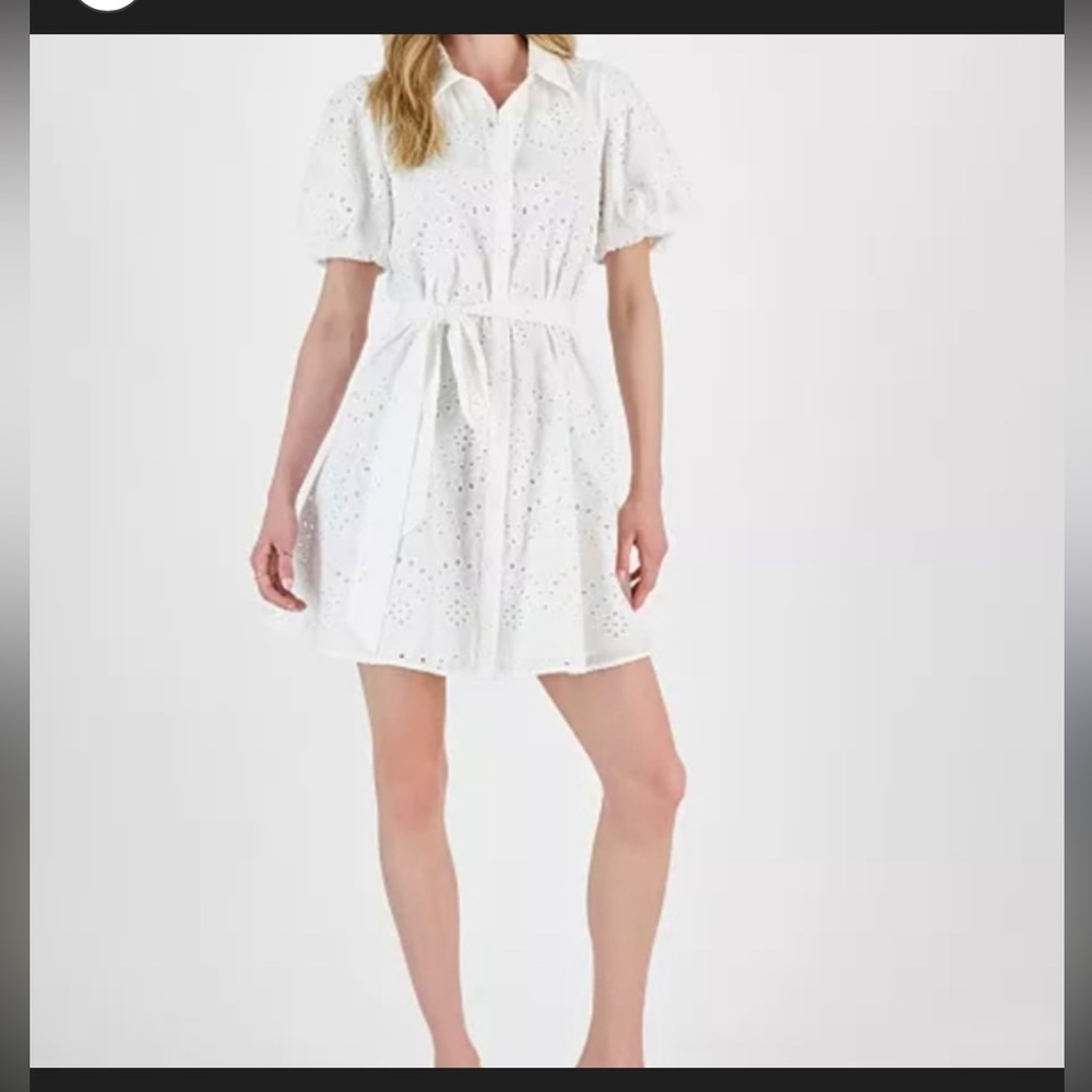 NWT A New Day White Eyelet Dress - Size XXL